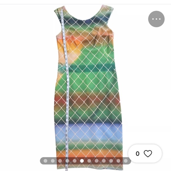 AKRIS PUNTO multicolor midi dress size 6! - Picture 5 of 7